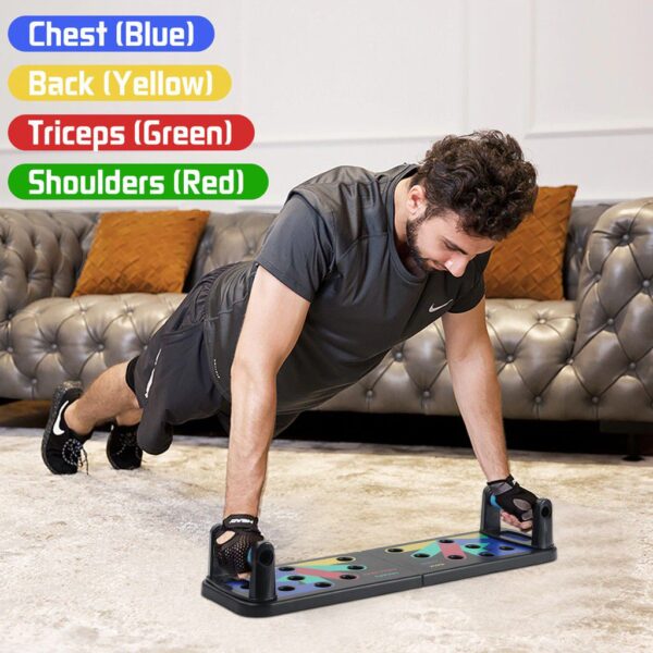 Prancha Para Flexão Multifuncional Treino De Resistência - Imagem 4